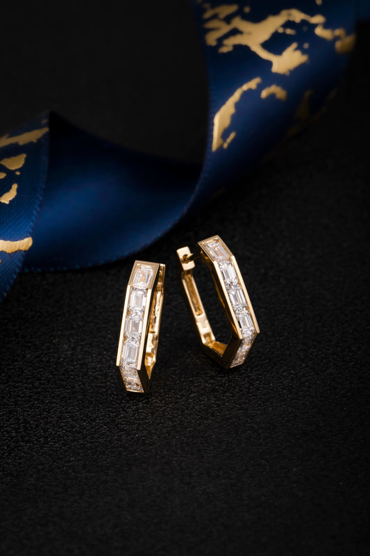 Lab Grown Diamond Earring-ZBE0179-Y