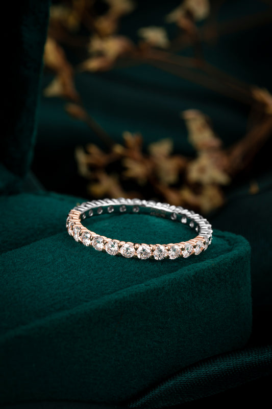 Lab Grown Diamond Ring-ZBR0271-2.1MM