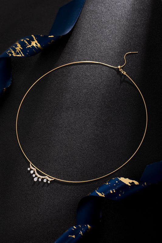 Lab Grown Diamond Necklace-ZBN0090