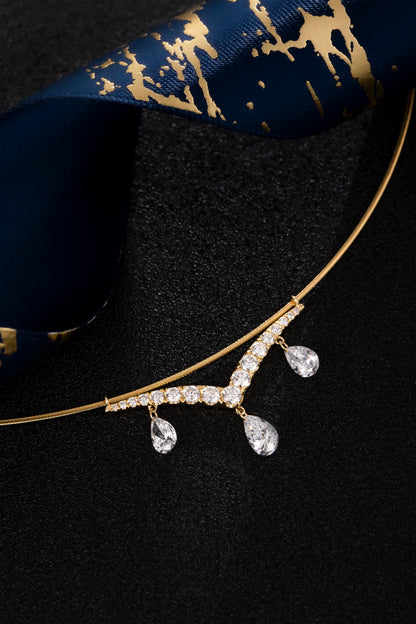 Lab Grown Diamond Necklace-ZBN0089
