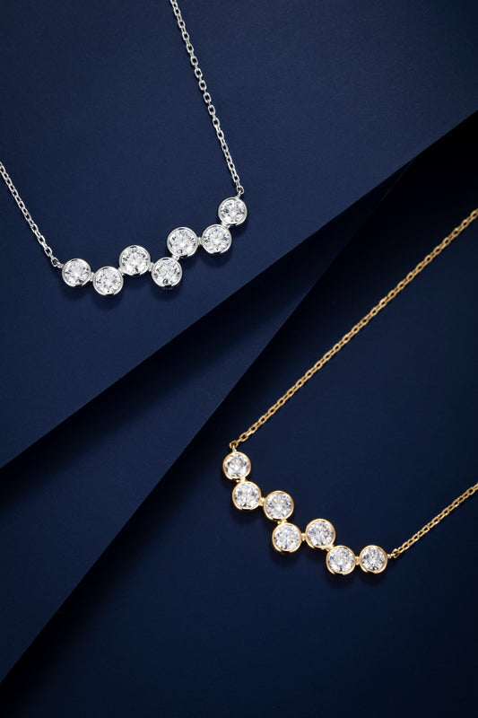 Lab Grown Diamond Necklace-ZBN0035-1Y