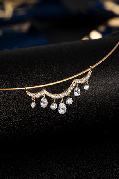 Lab Grown Diamond Necklace-ZBN0090