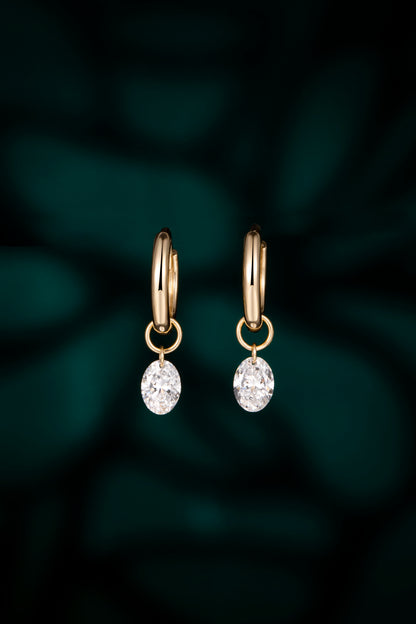 Lab Grown Diamond Earring-ZBE0190-0.30CT
