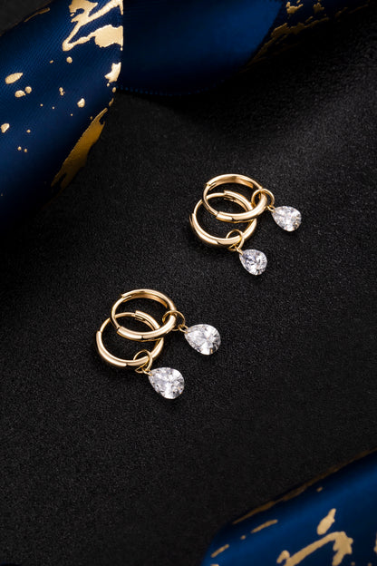 Lab Grown Diamond Earring-ZBE0189-0.30CT-Y