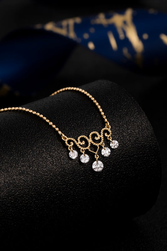 Lab Grown Diamond Necklace-ZBN0086-1