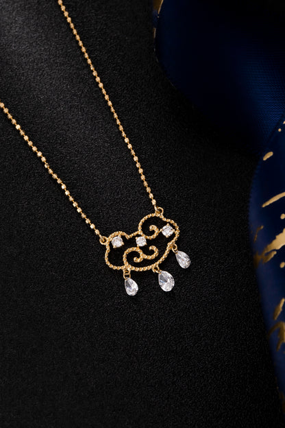 Lab Grown Diamond Necklace-ZBN0088-1
