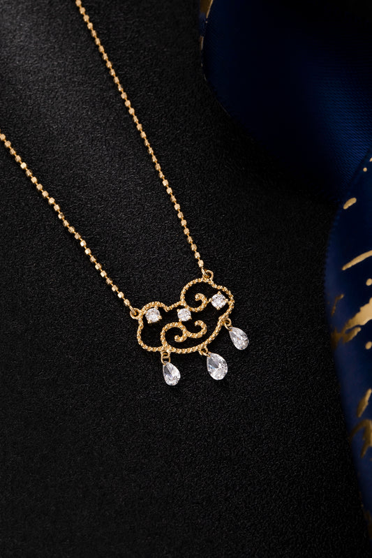 Lab Grown Diamond Necklace-ZBN0088-1