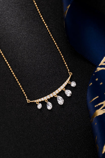 Lab Grown Diamond Necklace-ZBN0091-1
