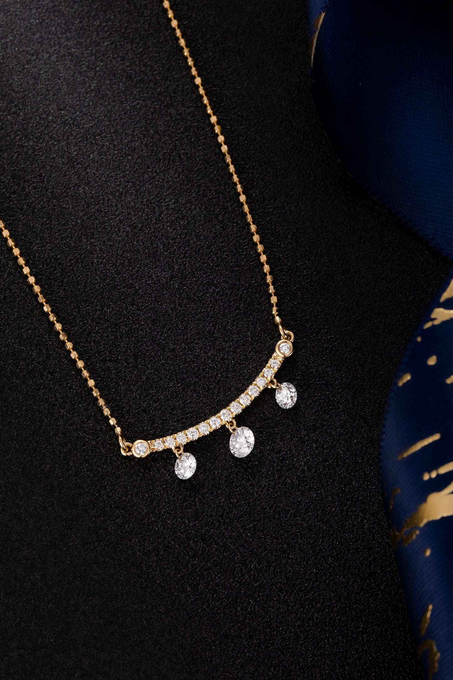Lab Grown Diamond Necklace-ZBN0092-1