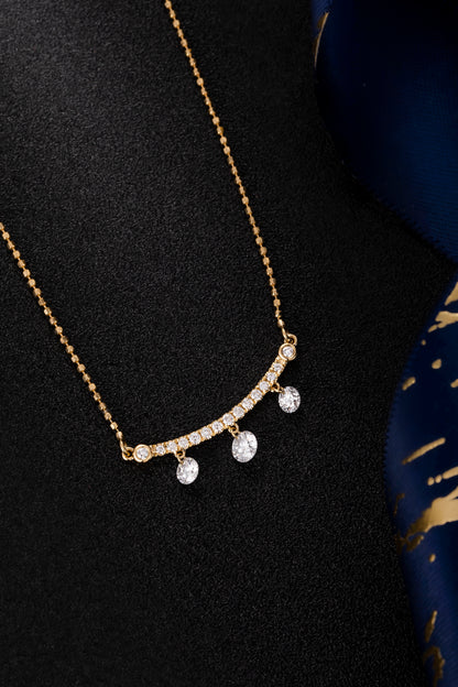 Lab Grown Diamond Necklace-ZBN0092-1
