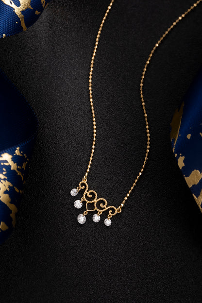 Lab Grown Diamond Necklace-ZBN0086-1