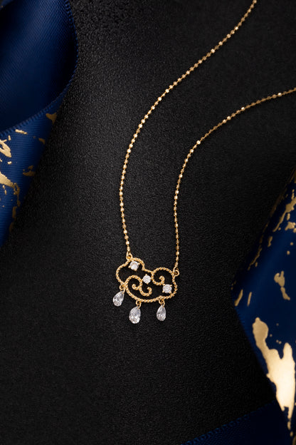 Lab Grown Diamond Necklace-ZBN0088-1