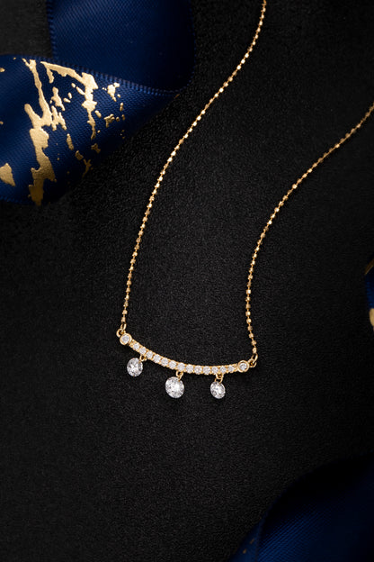 Lab Grown Diamond Necklace-ZBN0092-1