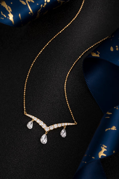 Lab Grown Diamond Necklace-ZBN0089-1