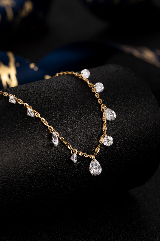 Lab Grown Diamond Necklace-ZBN0093-1