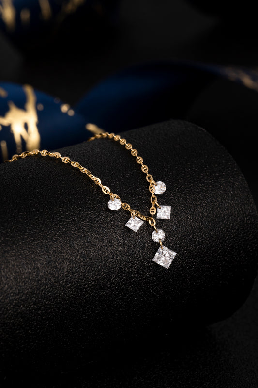 Lab Grown Diamond Necklace-ZBN0106