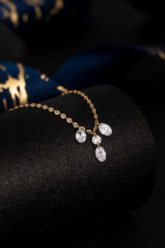 Lab Grown Diamond Necklace-ZBN0105