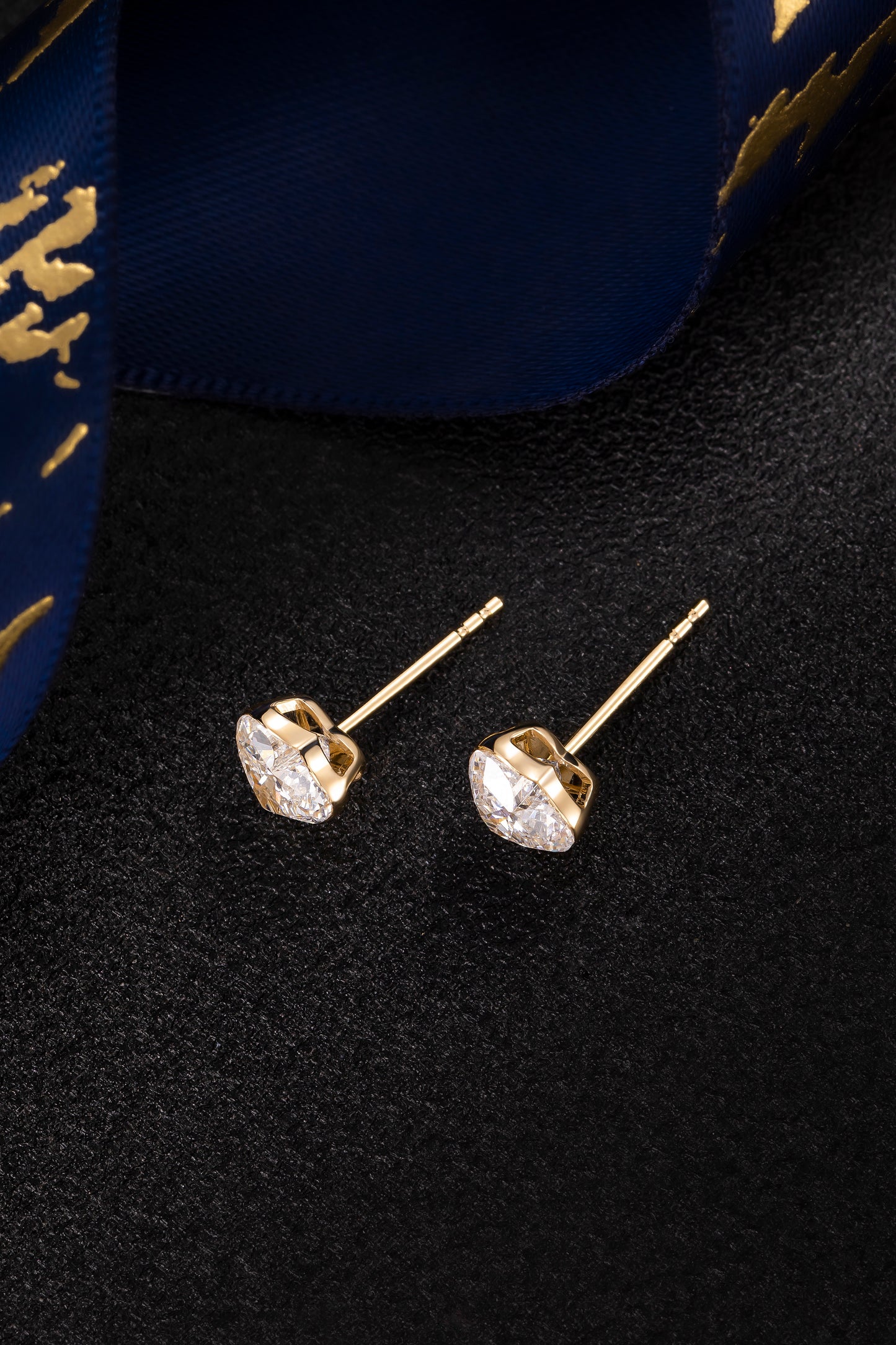 Lab Grown Diamond Earring-ZBE0145-0.70CT Y