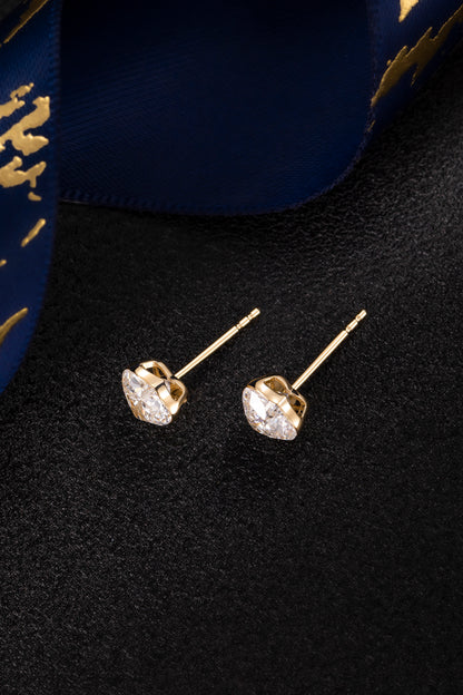 Lab Grown Diamond Earring-ZBE0145-0.70CT Y