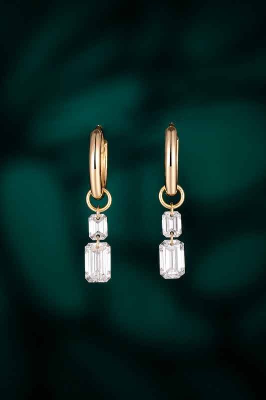 Lab Grown Diamond Earring-ZBE0192-0.16CT