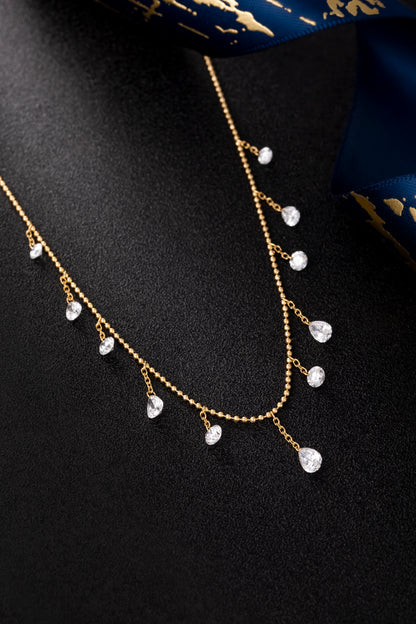 Lab Grown Diamond Necklace-ZBN0119