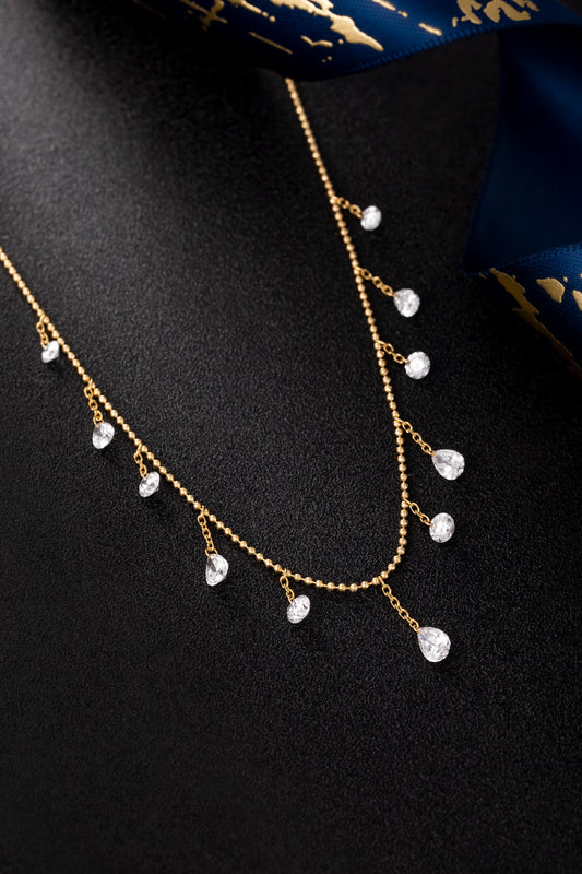 Lab Grown Diamond Necklace-ZBN0119