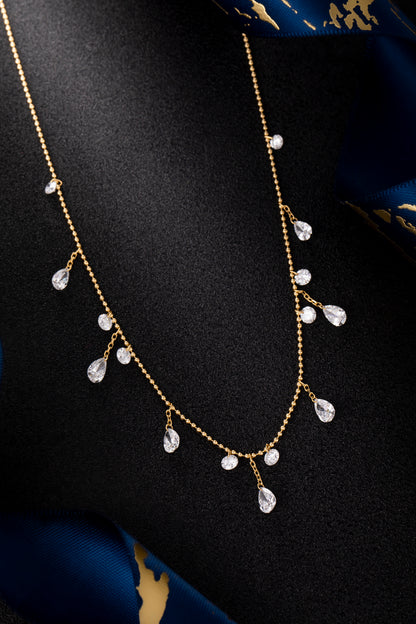 Lab Grown Diamond Necklace-ZBN0117