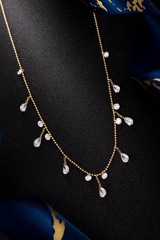Lab Grown Diamond Necklace-ZBN0117