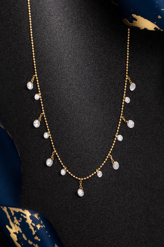 Lab Grown Diamond Necklace-ZBN0120