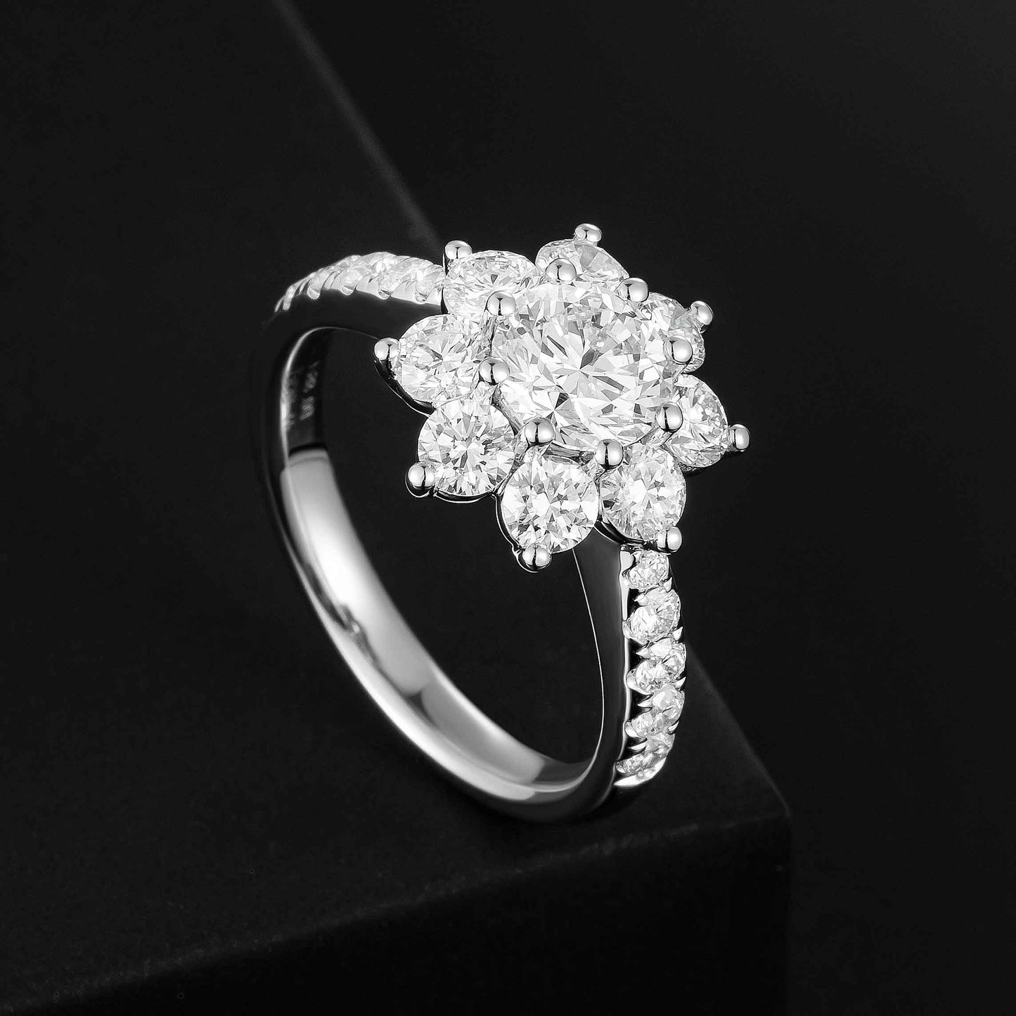 Lab Grown Diamond Ring-ZBR0011-1.00CT