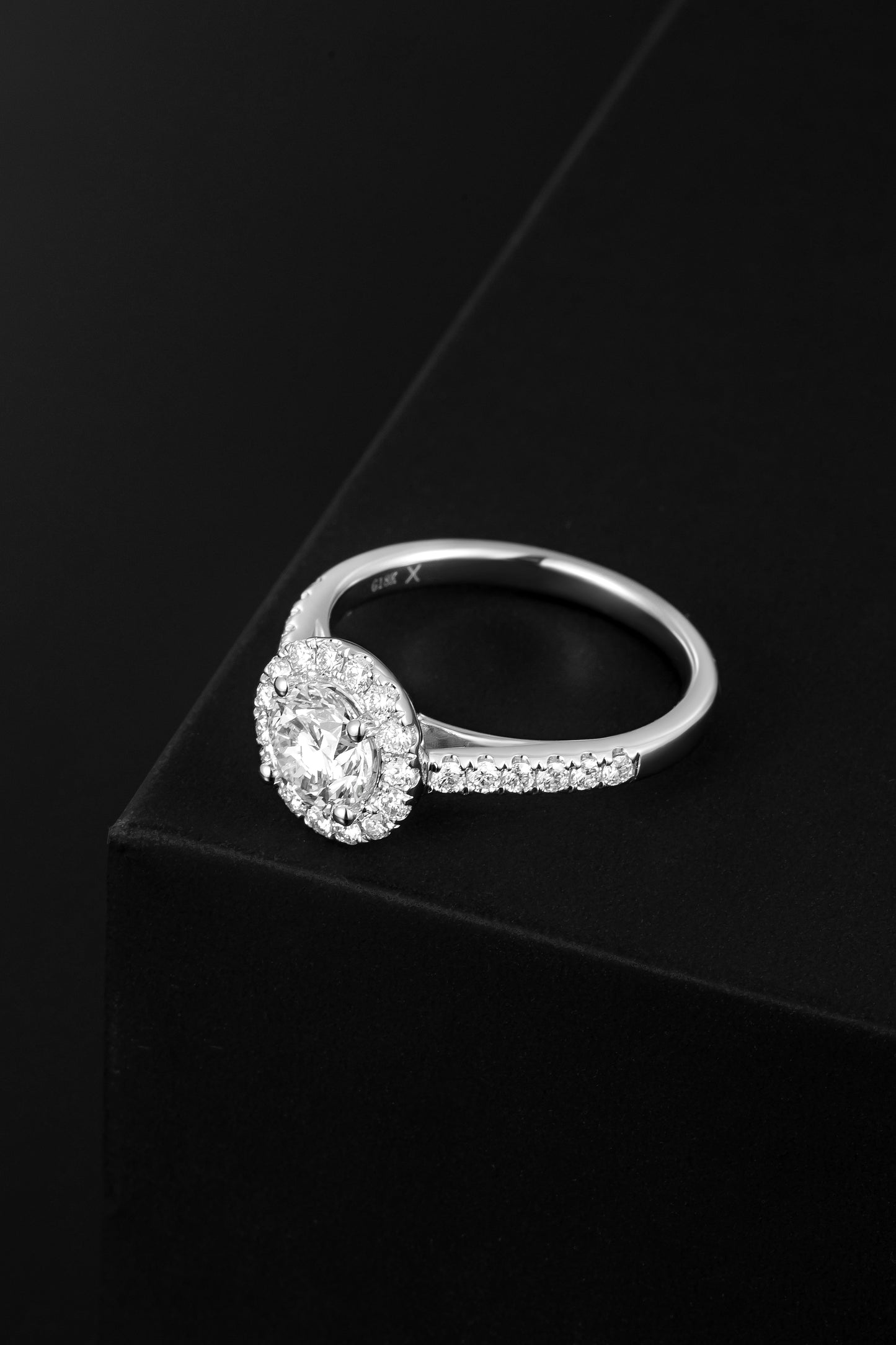 Lab Grown Diamond Ring-ZBR0003-1.00CT