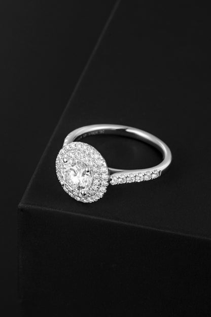 Lab Grown Diamond Ring-ZBR0002-1.00CT