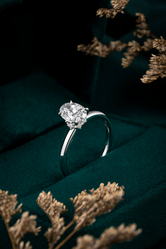 Lab Grown Diamond Ring-ZBR0193-1.00CT