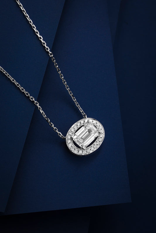 Lab Grown Diamond Necklace-ZBN0049