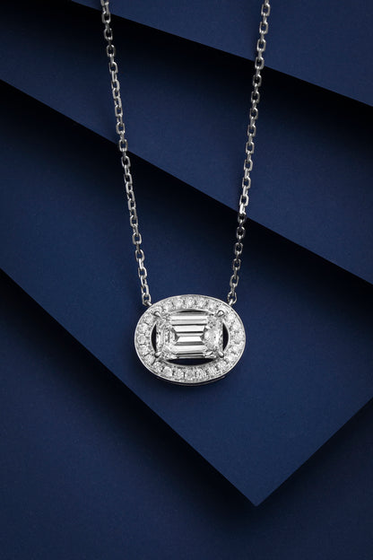 Lab Grown Diamond Necklace-ZBN0049