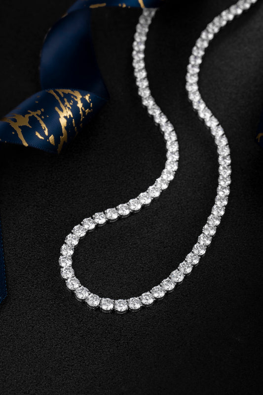 Lab Grown Diamond Necklace-ZBN0041-4.5MM