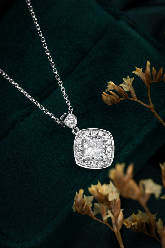 Lab Grown Diamond Necklace-ZBN0066