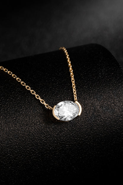 Lab Grown Diamond Necklace-ZBN0019
