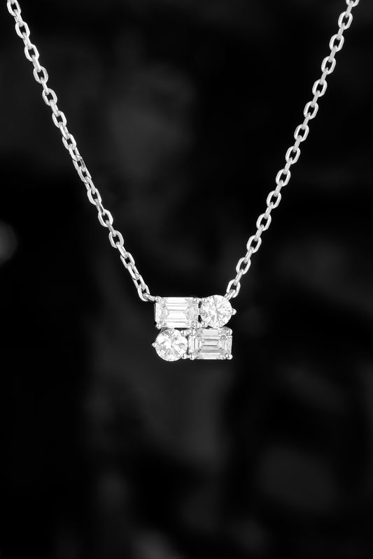 Lab Grown Diamond Necklace-ZBN0007