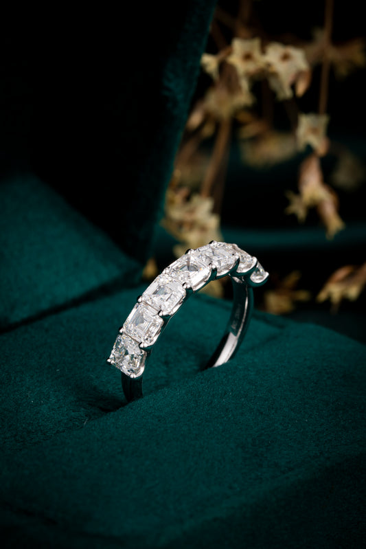 Lab Grown Diamond Ring-ZBR0260A-3.7*3.7MM