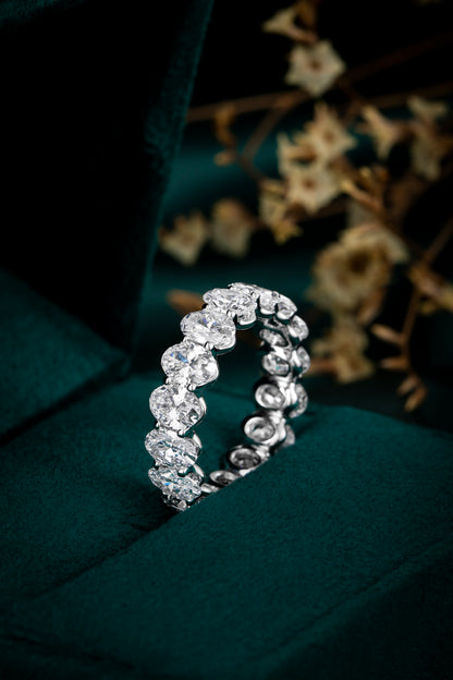 Lab Grown Diamond Ring-ZBR0148-OVAL