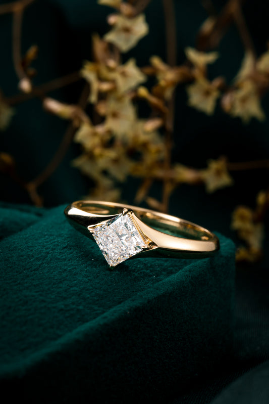 Lab Grown Diamond Ring-ZBR0210-1