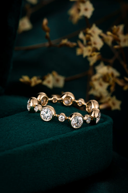 Lab Grown Diamond Ring-ZBR0265-3.8MM