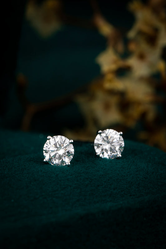 Lab Grown Diamond Earring-ZBE0097-0.15CT