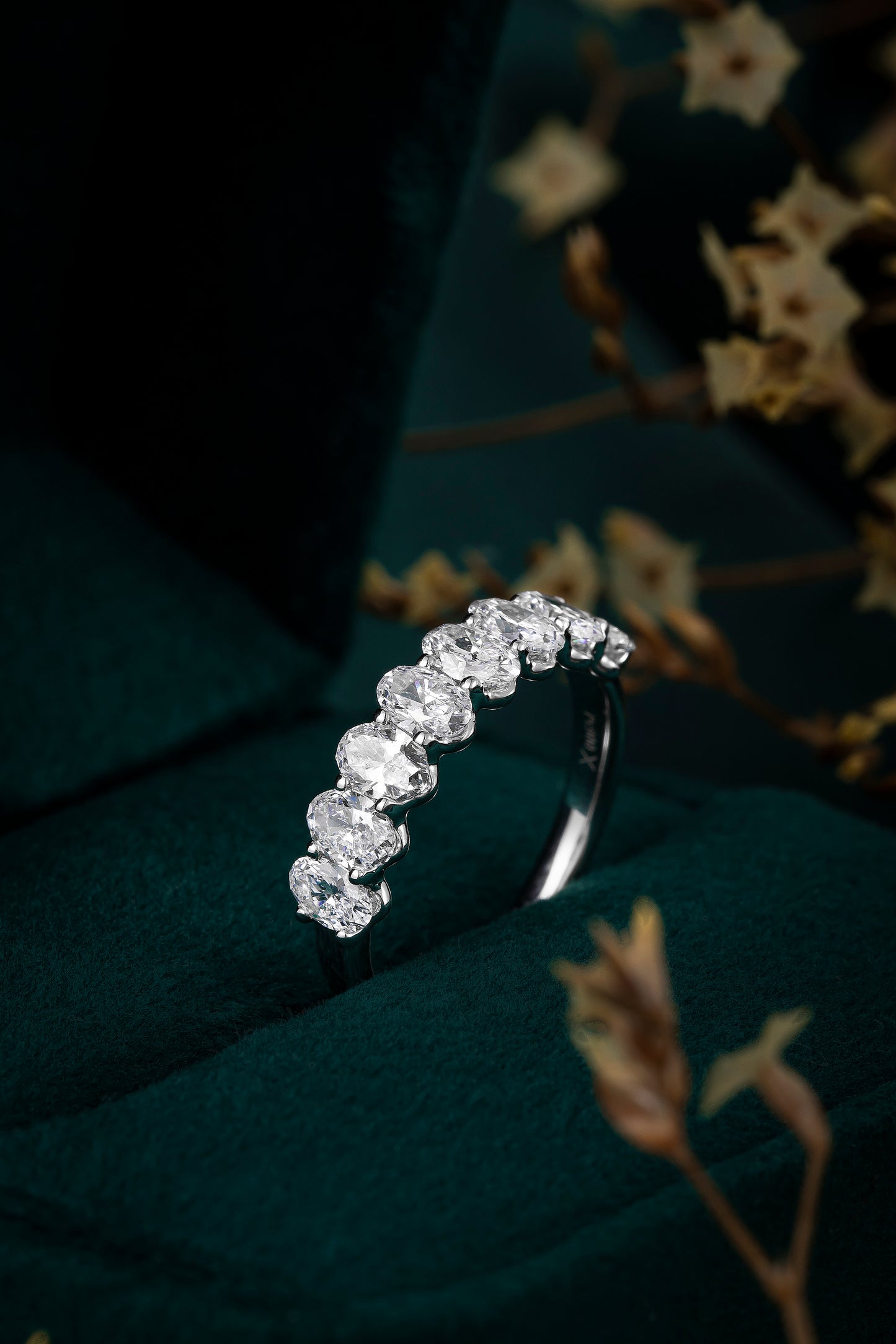 Lab Grown Diamond Ring-ZBR0148A-OV3*4.5MM