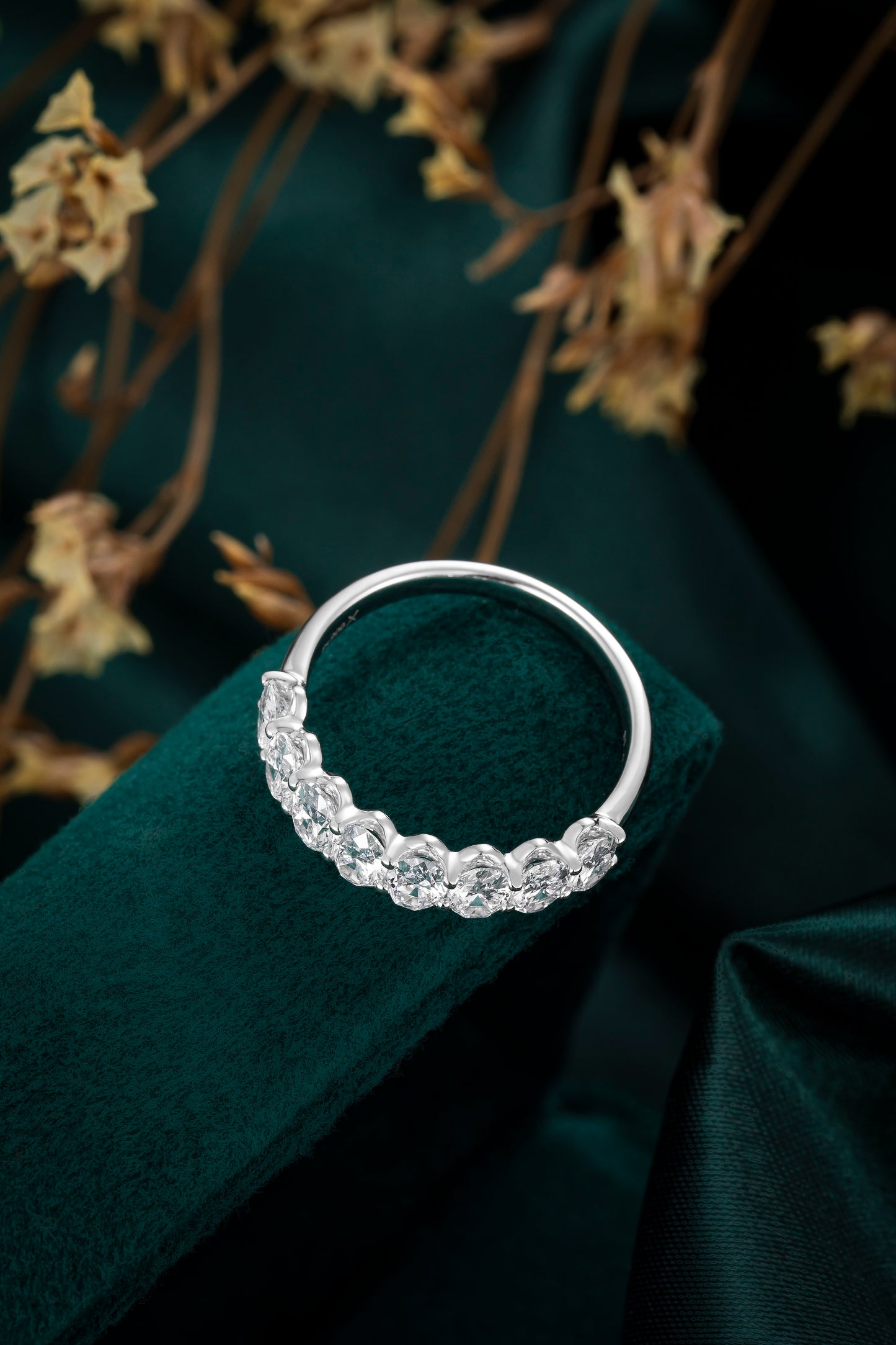 Lab Grown Diamond Ring-ZBR0148A-OV3*4.5MM