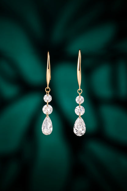 Lab Grown Diamond Earring-ZBE0160-0.40CT