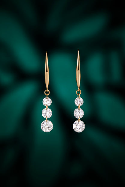 Lab Grown Diamond Earring-ZBE0159-0.25CT