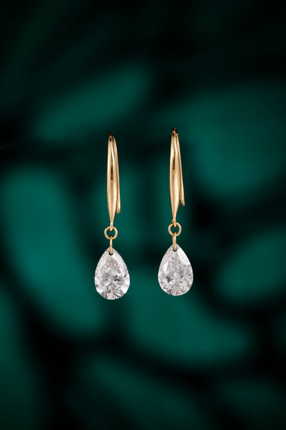 Lab Grown Diamond Earring-ZBE0163-0.50CT