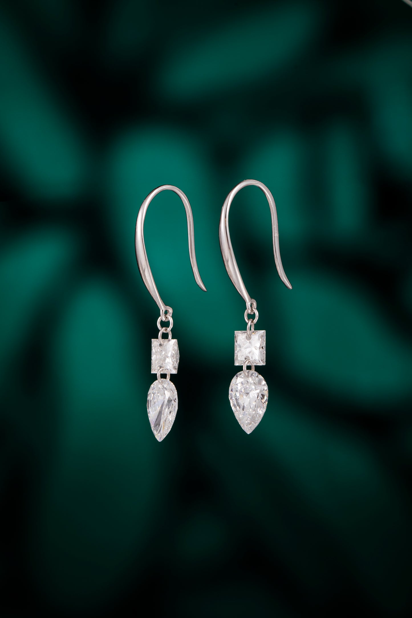 Lab Grown Diamond Earring-ZBE0165-0.35CT